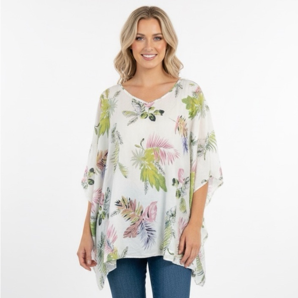 Umgee small/medium floral vacay top